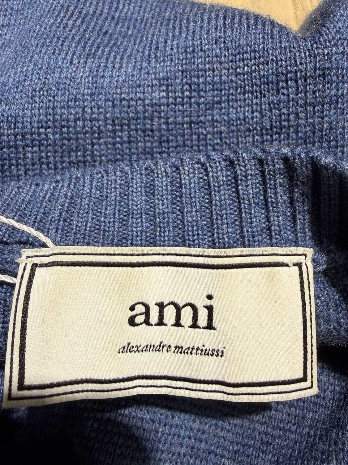 ami 아미 스몰 하트 로고 울 니트 상품이미지5