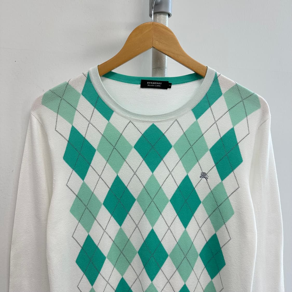 버버리 아가일 로고 니트 상품이미지2