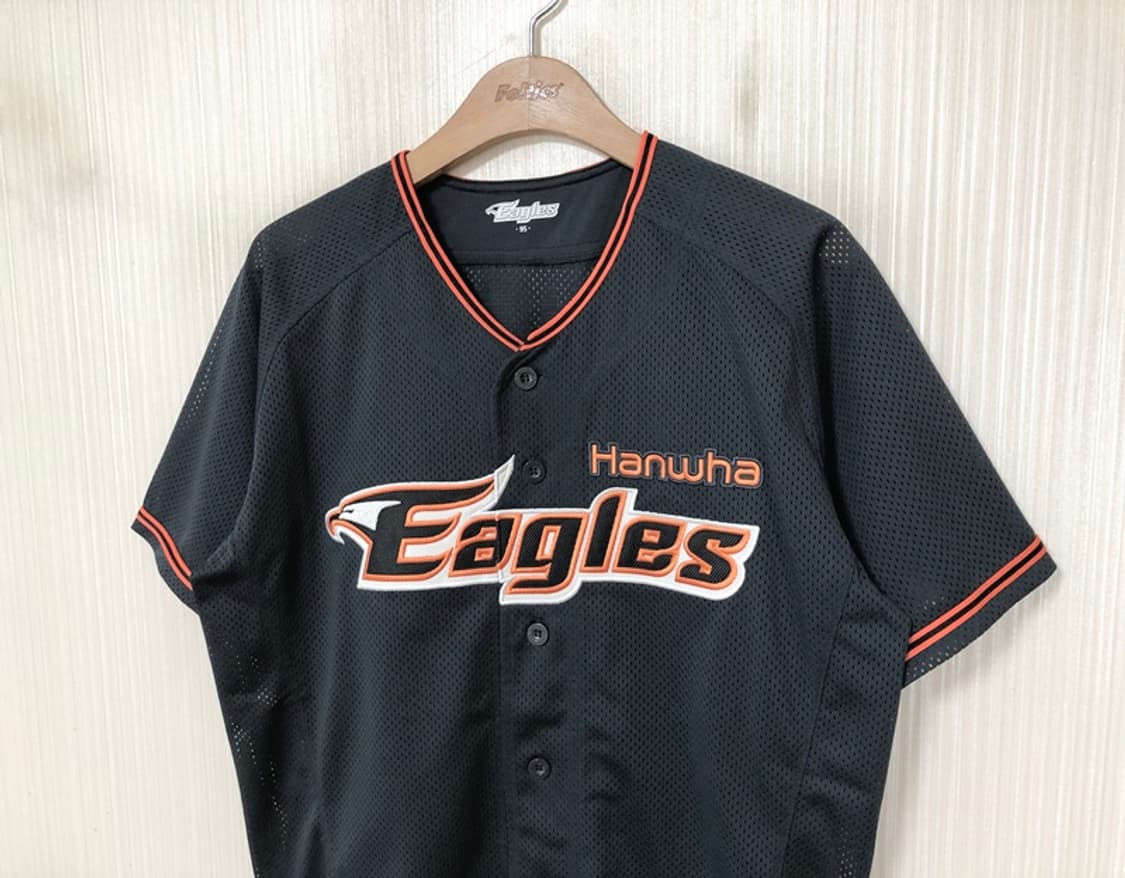 KBO 한화이글스 다크그레이 원정유니폼/져지 95 상품이미지6