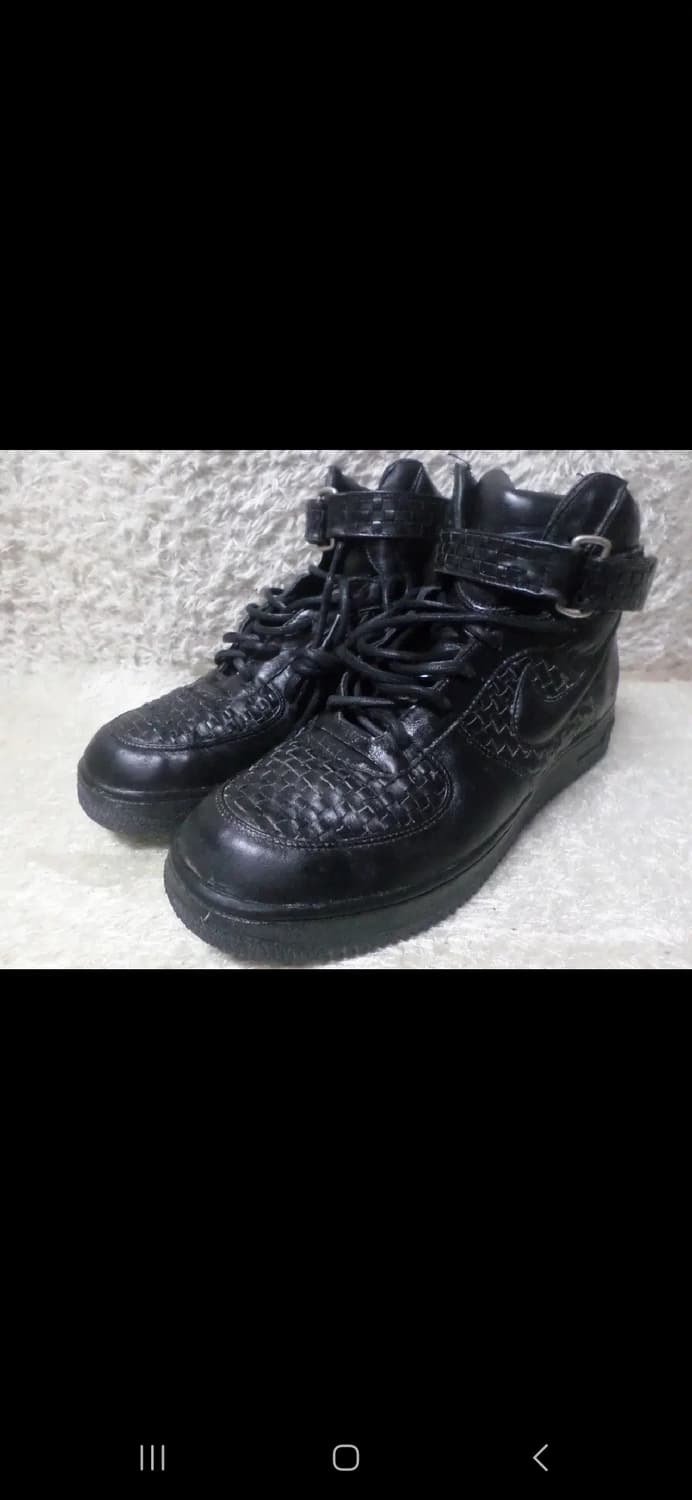 나이키 에어포스1 럭스포스 블랙 원판 상품이미지2