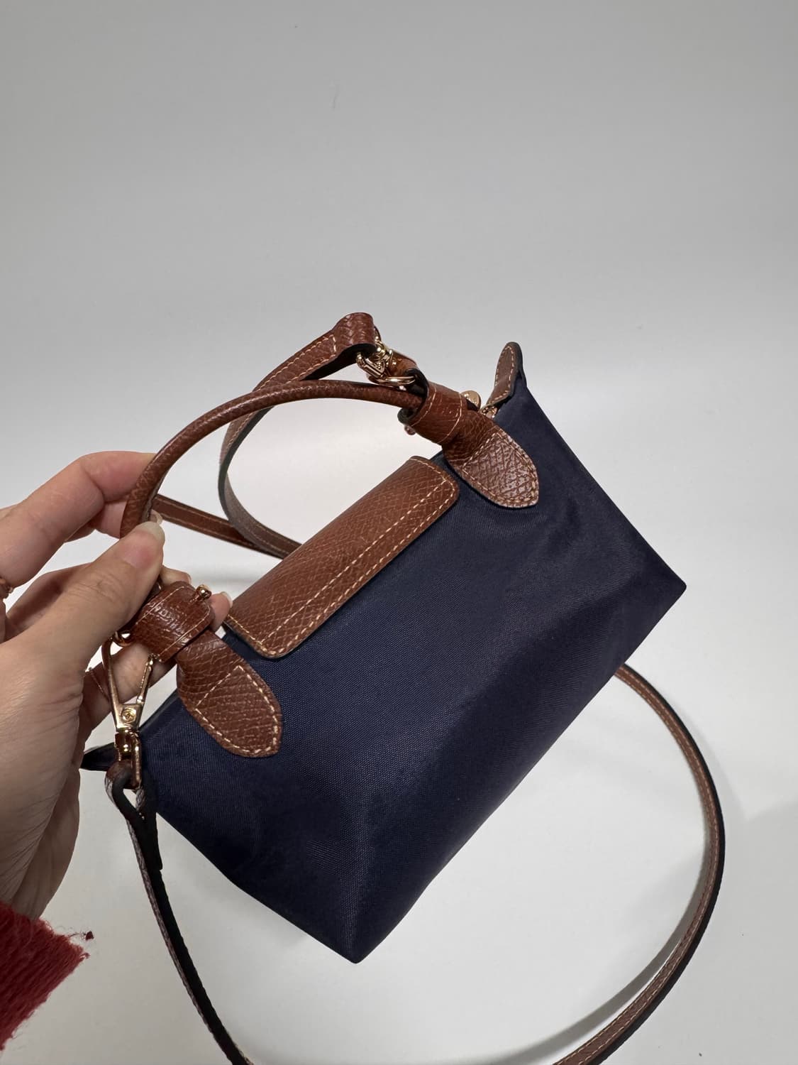 롱샴 르 플리아쥬 XS 네이비 크로스백 상품이미지7