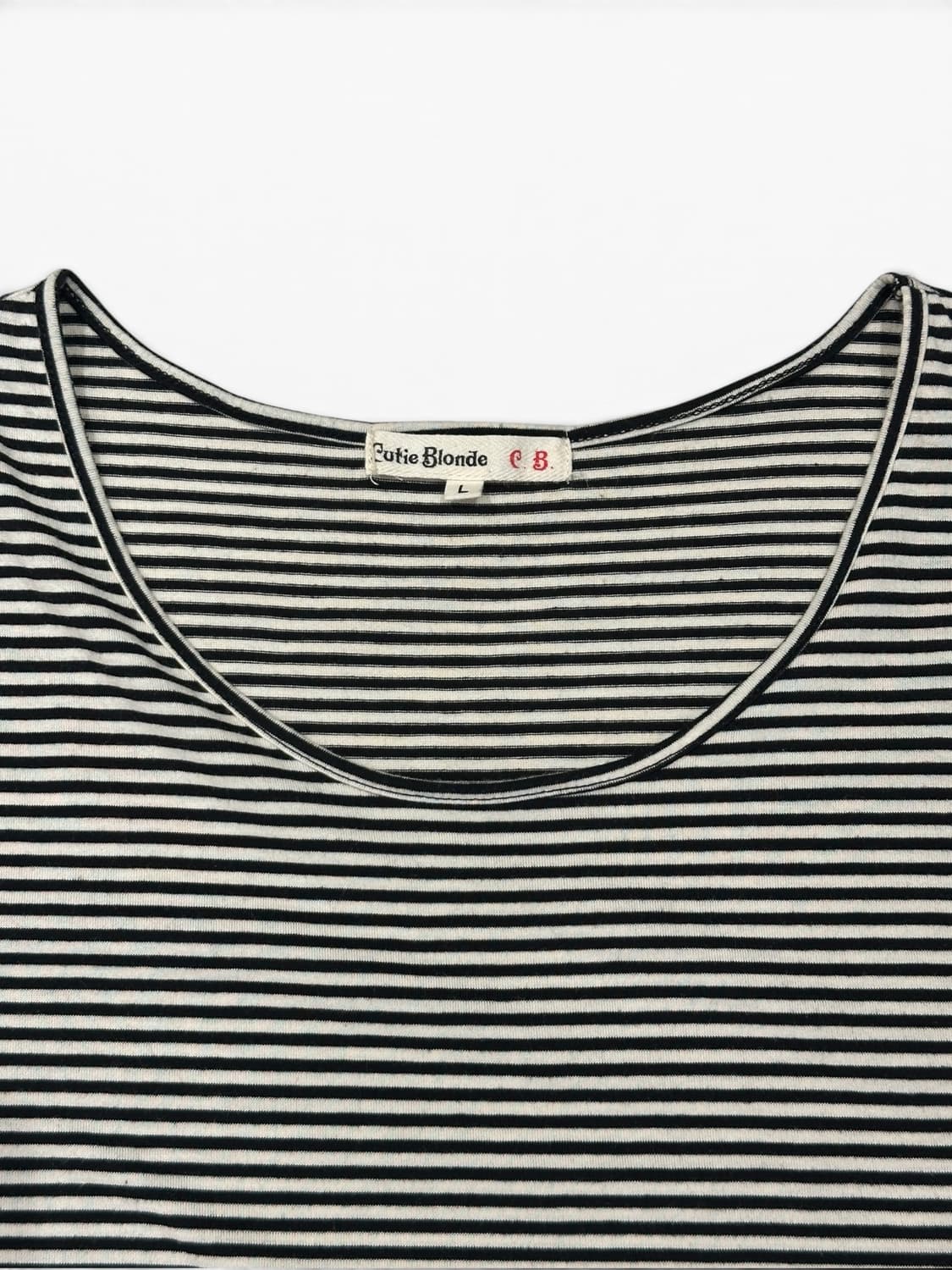 ⊹ Cutie Blonde Stripe Sleeveless Top 상품이미지7