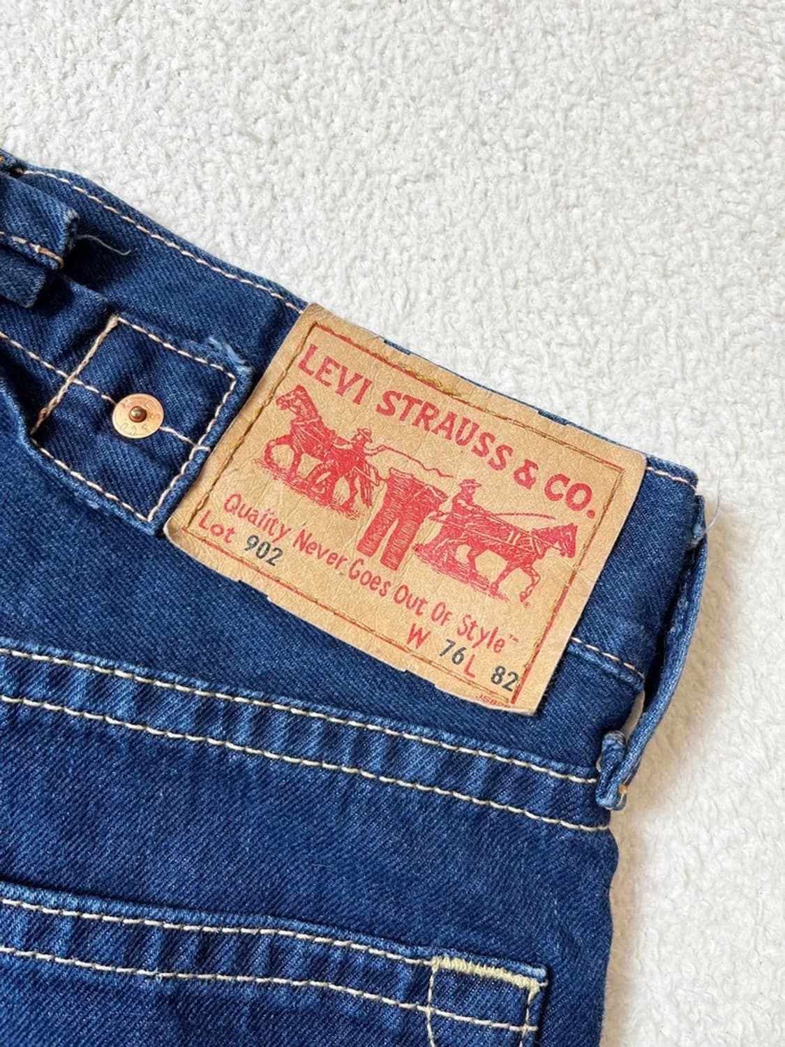 리바이스 902 신치백 데님팬츠 PN7109 상품이미지8