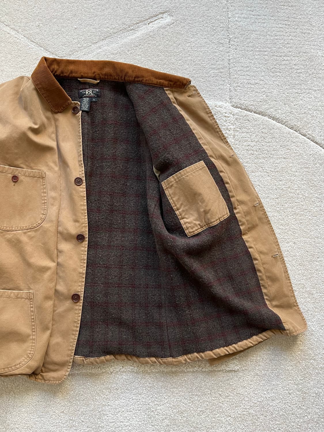 RRL 더블알엘 울라이너 워크 자켓 (105)  상품이미지6