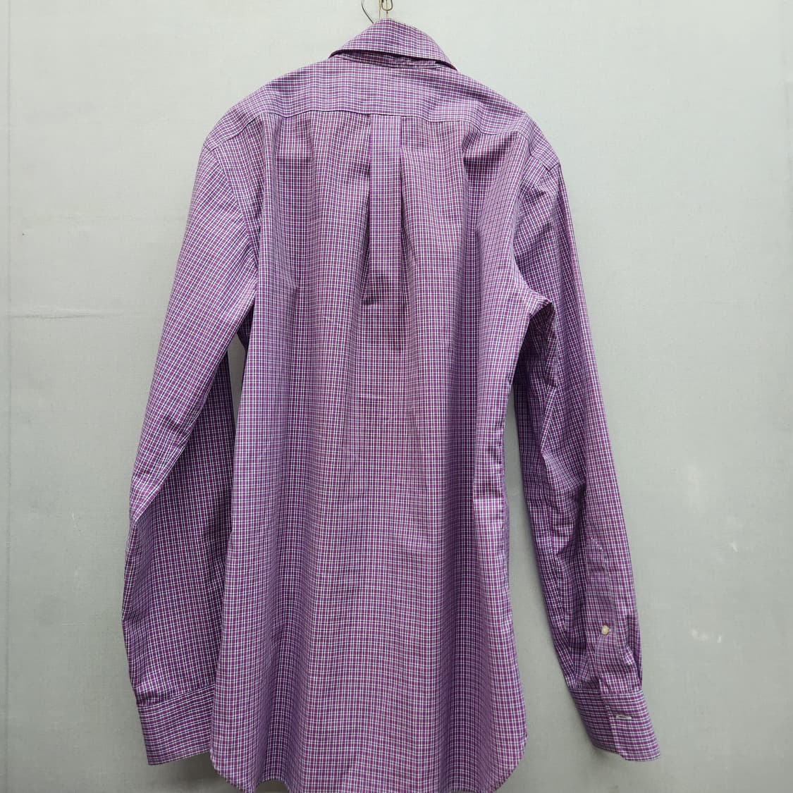 폴로랄프로렌 로고자수 퍼플체크 셔츠 L 상품이미지4