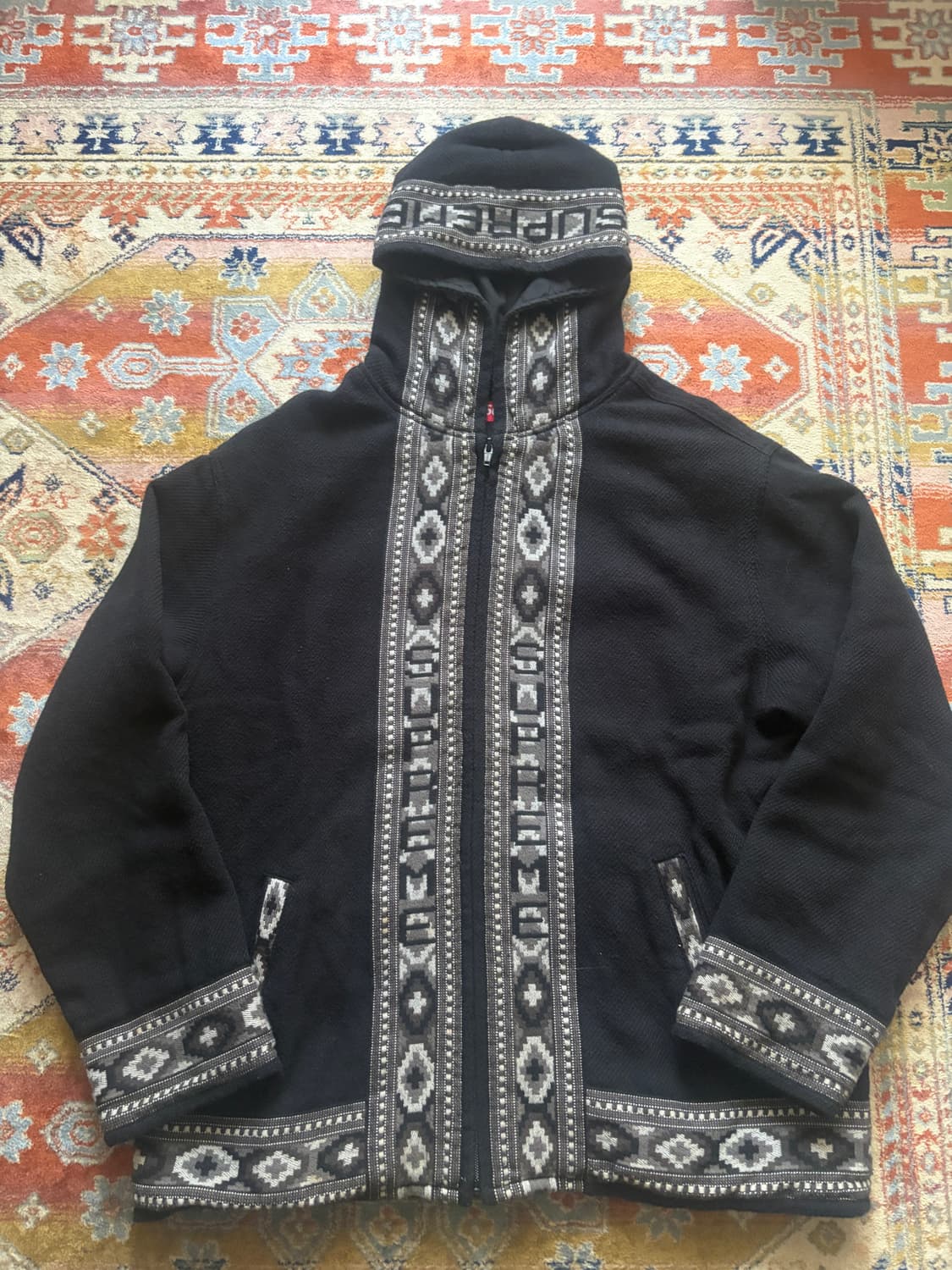 슈프림 Supreme Woven Hooded Jacket Black 상품이미지3
