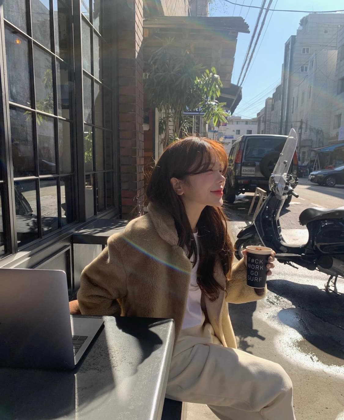 위드아웃썸머 마일드 퍼 코트 상품이미지4