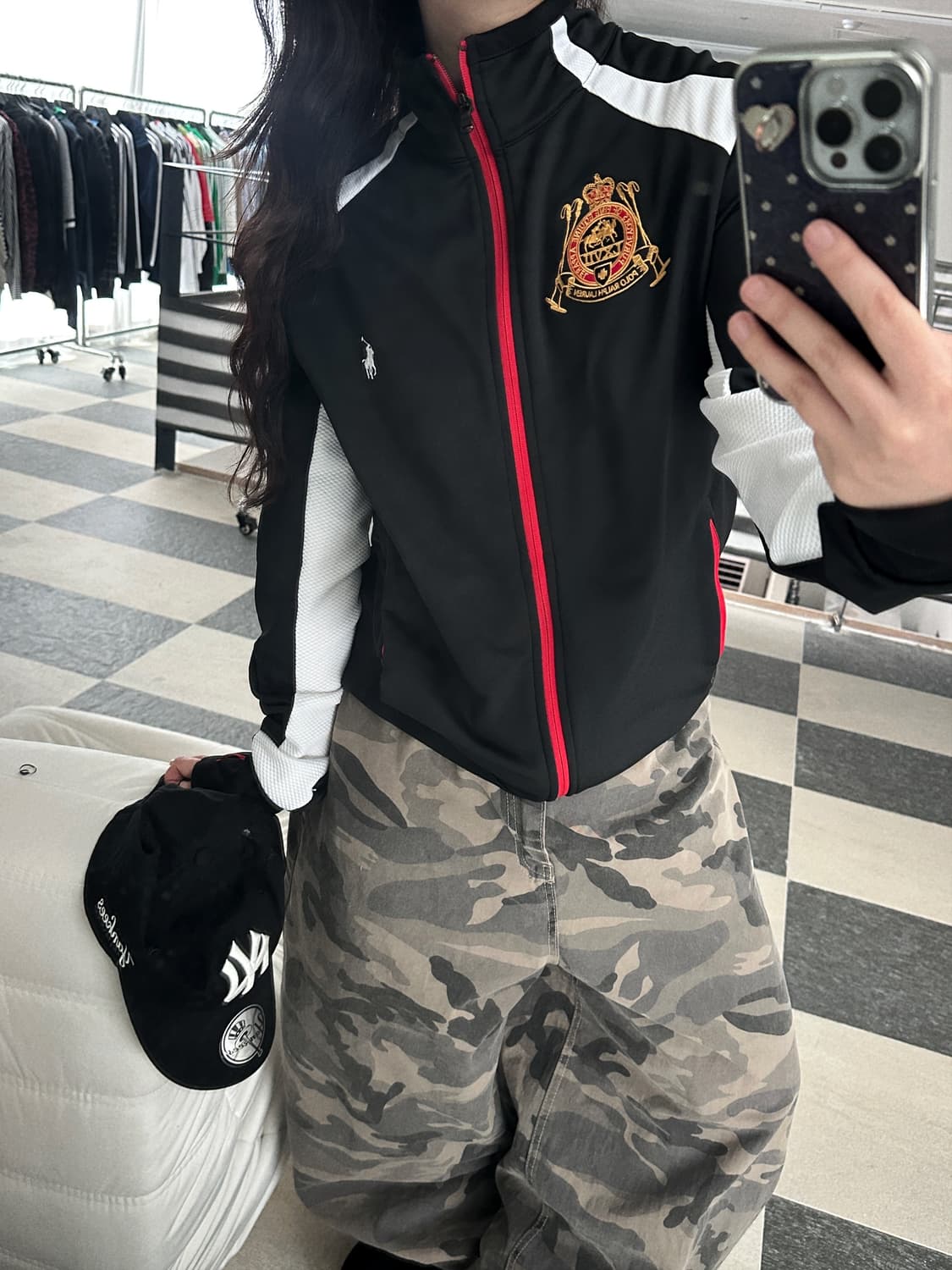 폴로 랄프로렌 빅로고 배색 트랙 자켓  상품이미지2