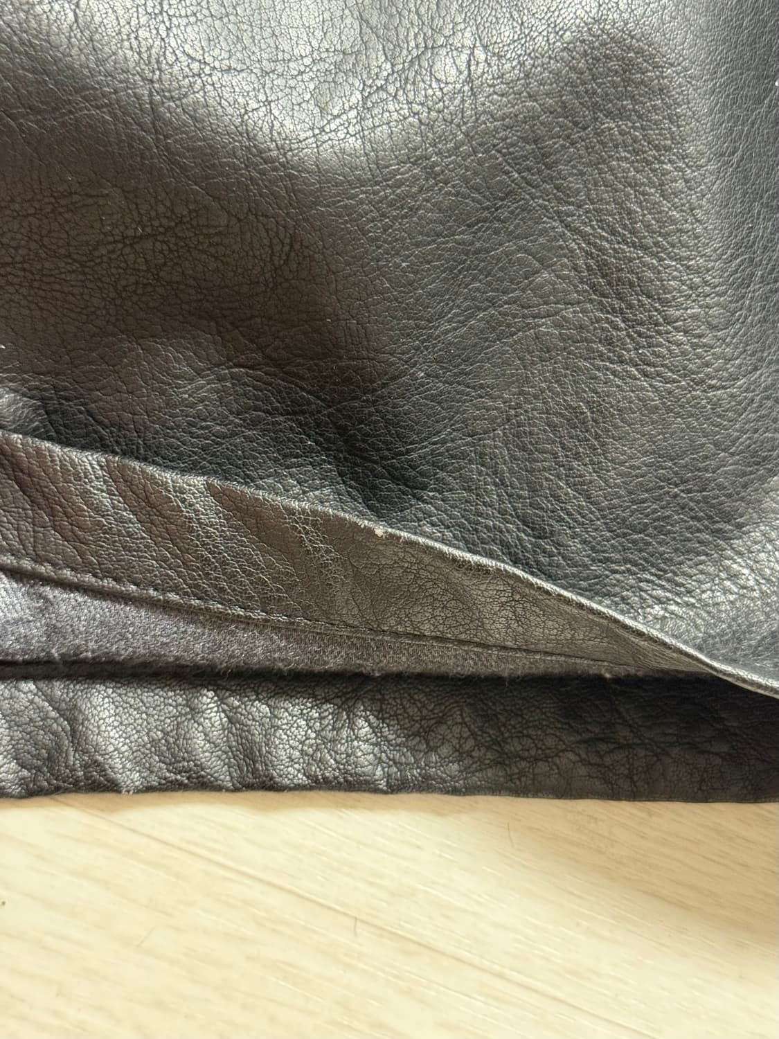 트리밍버드 레더 바지 팝니다 상품이미지5