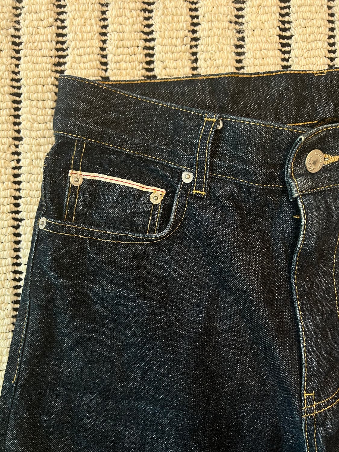 유니폼 브릿지 생지 데님 상품이미지2