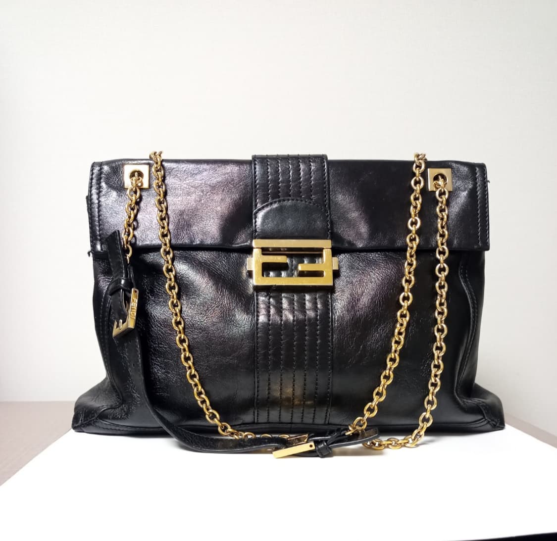 펜디 블랙 체인 숄더백 크로스백 상품이미지2