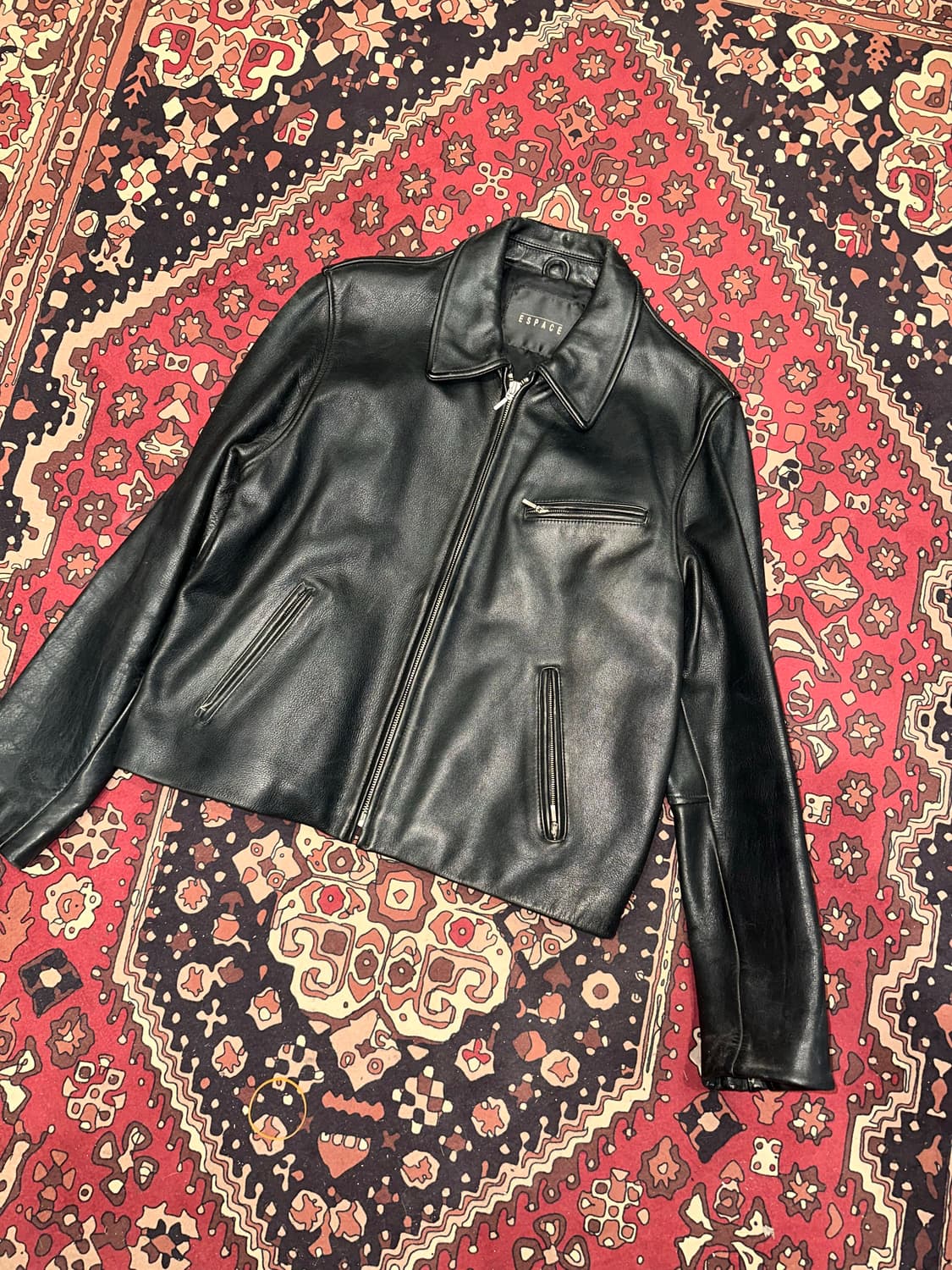 ( M-L ) 가죽자켓 워크웨어 아메카지 밀리터리 스포츠가죽 소가죽 상품이미지5