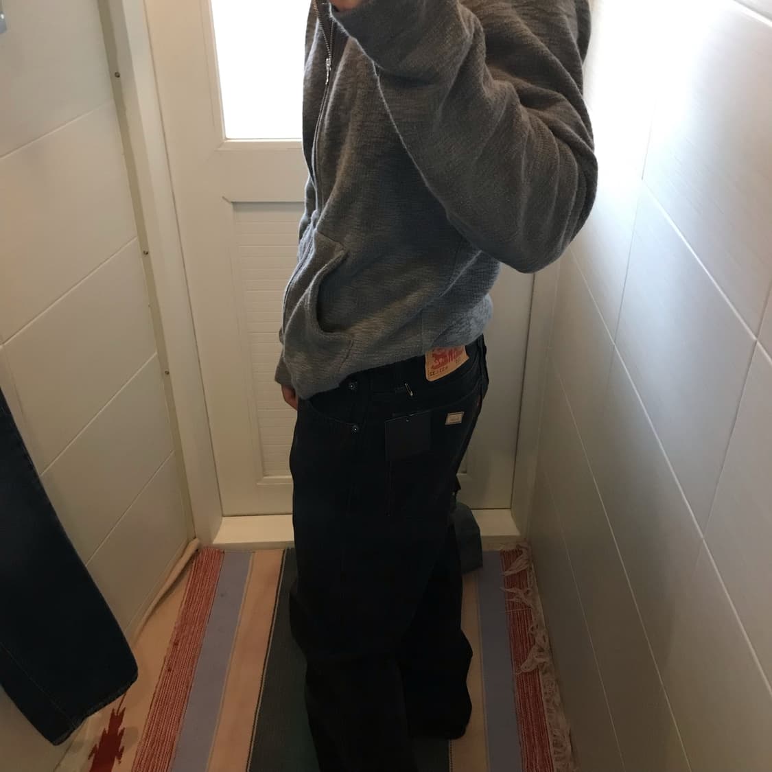 (2) Mono-prive Textured Hoodie Zip Grey 상품이미지2