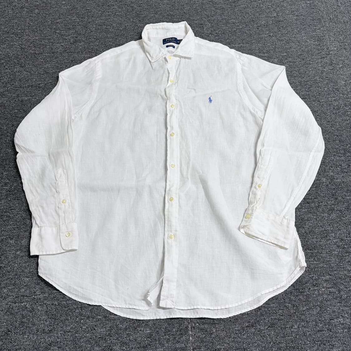 폴로 랄프로렌 커스텀핏 린넨 셔츠 상품이미지1