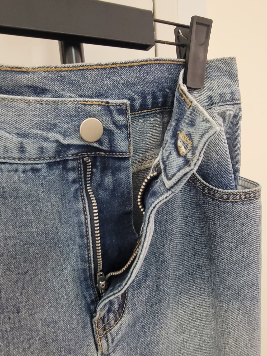 샵사이다 패치워크 데님 롱스커트 청치마 M사이즈 66사이즈 상품이미지2