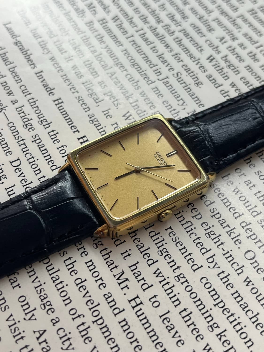  Vintage Seiko Quartz Tank Watch 상품이미지2