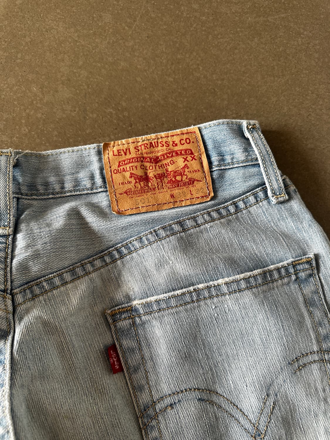 Levis501 Light Wash DenimPants 32 mexico 상품이미지2