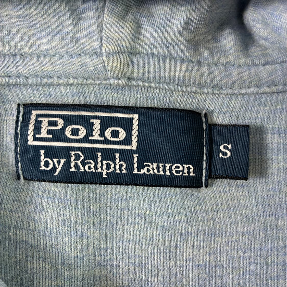 Polo  폴로 랄프로렌 자수 코튼 라이트블루 투웨이 니트후드집업 상품이미지5