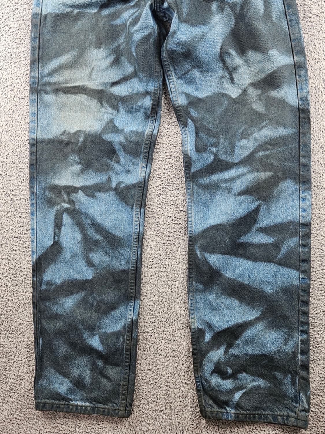 칼하트 밴딩 다잉 워시드 커스텀 데님 팬츠 (36X34추정)/ 11044 상품이미지6