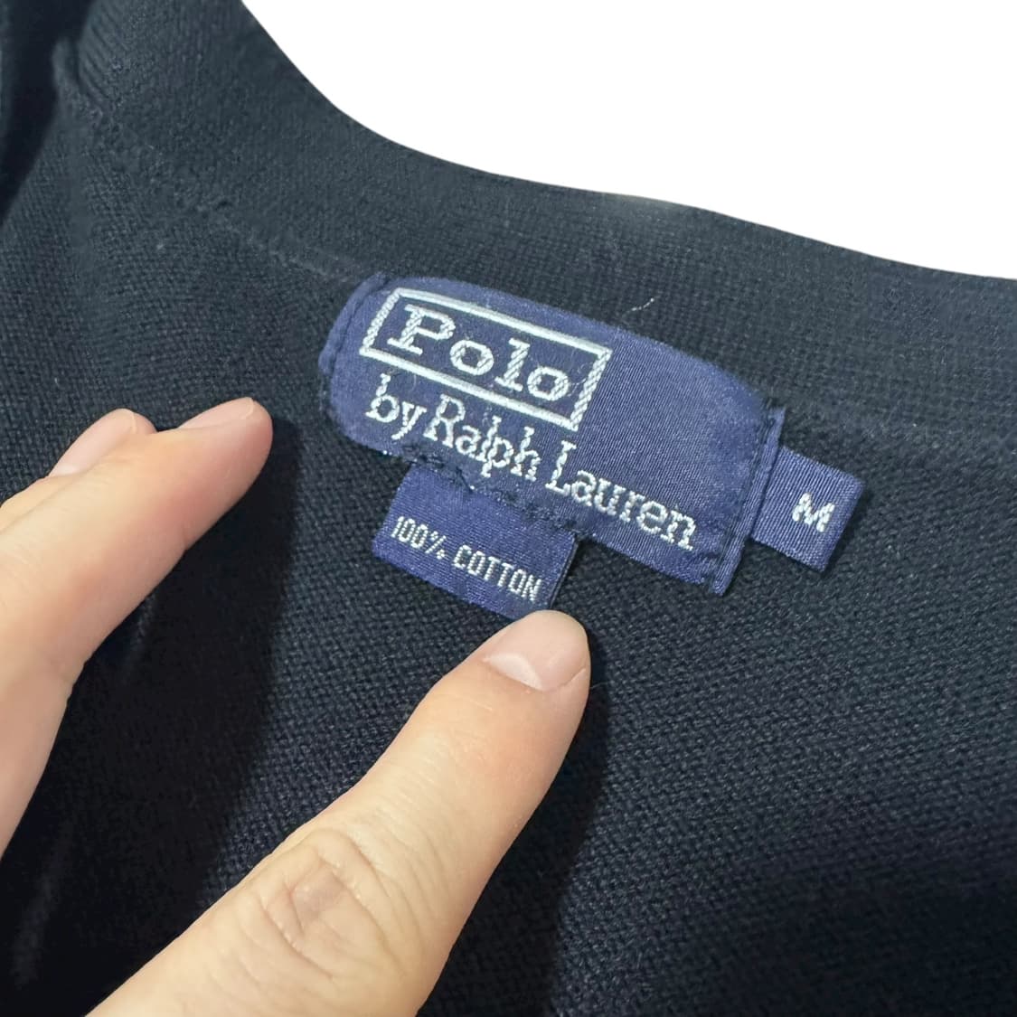 폴로 랄프로렌 블랙 가디건 상품이미지3