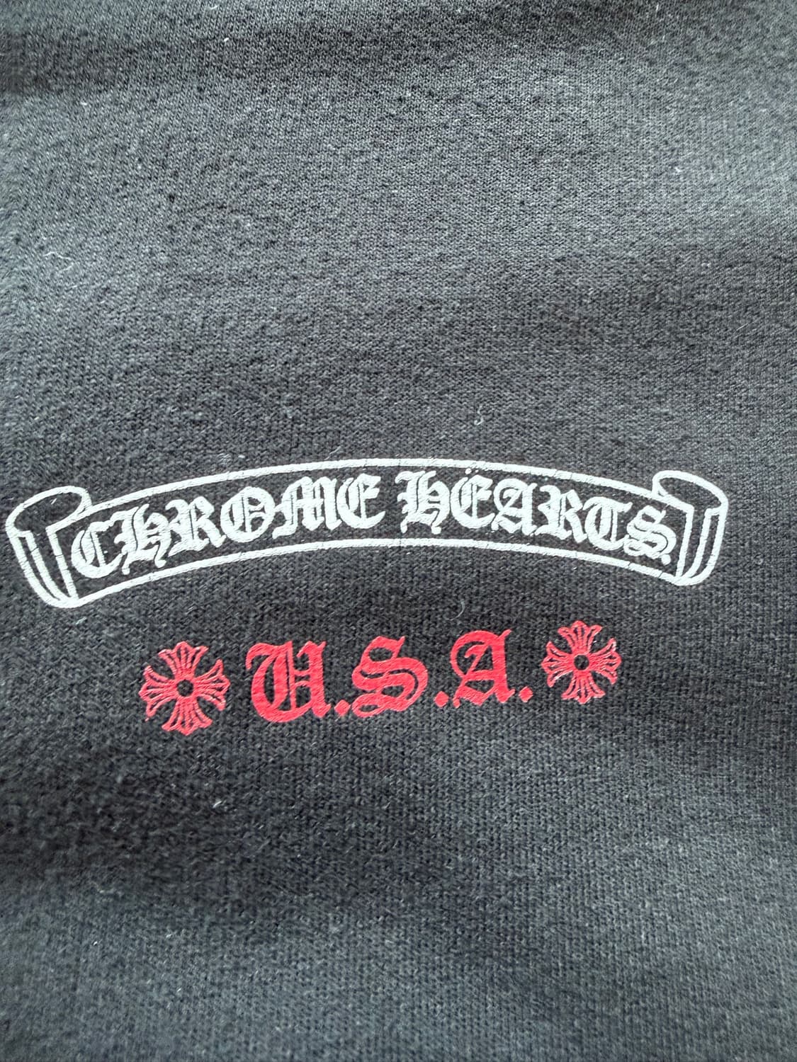 [S] 크롬하츠 아메리칸 플래그 대거 후드집업 블랙 상품이미지4