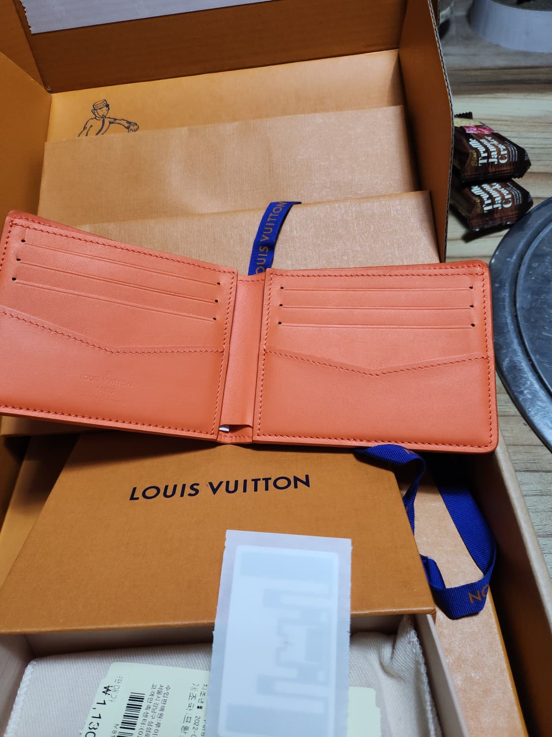루이비통 슬렌더 월렛 토리옹 모노그램 오렌지 상품이미지2