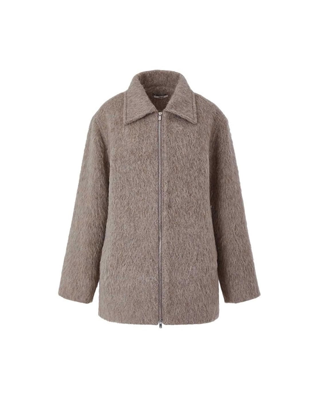 Teak 티크 울 짚업 코트 M 상품이미지1