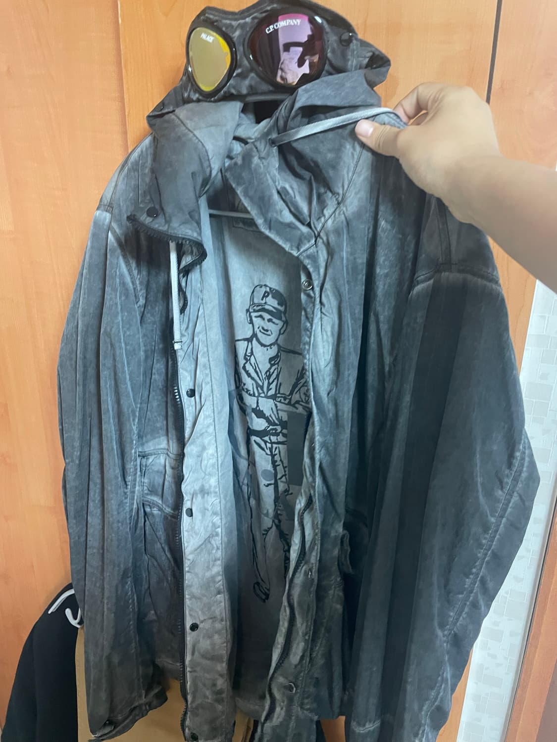 Cp 컴퍼니 X 팔라스 콜라보 고글자켓 22fw 상품이미지2