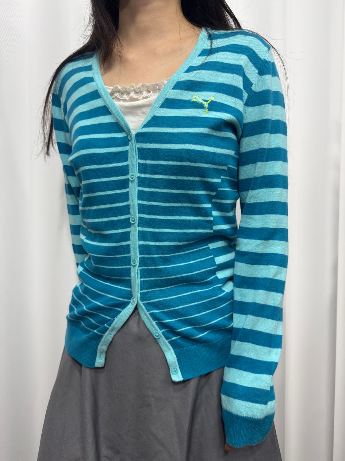 puma stripe cardigan 상품이미지2