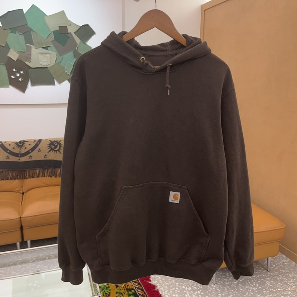 칼하트 써멀 빈티지 오버핏 기모 후드티 100 C06186 상품이미지2