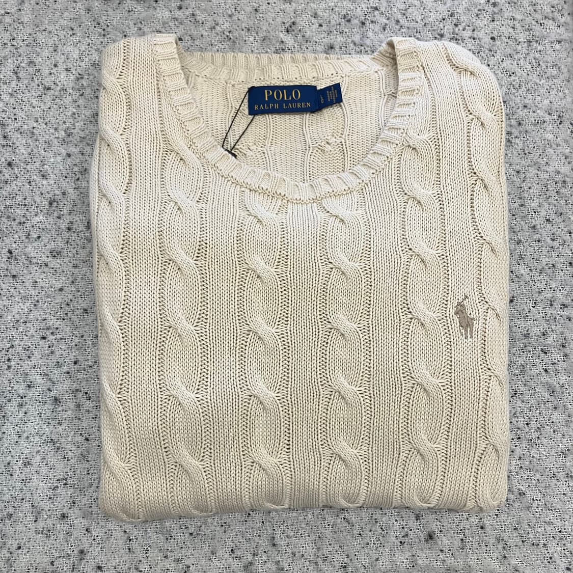 N62 폴로 꽈배기 케이블 니트 상품이미지1