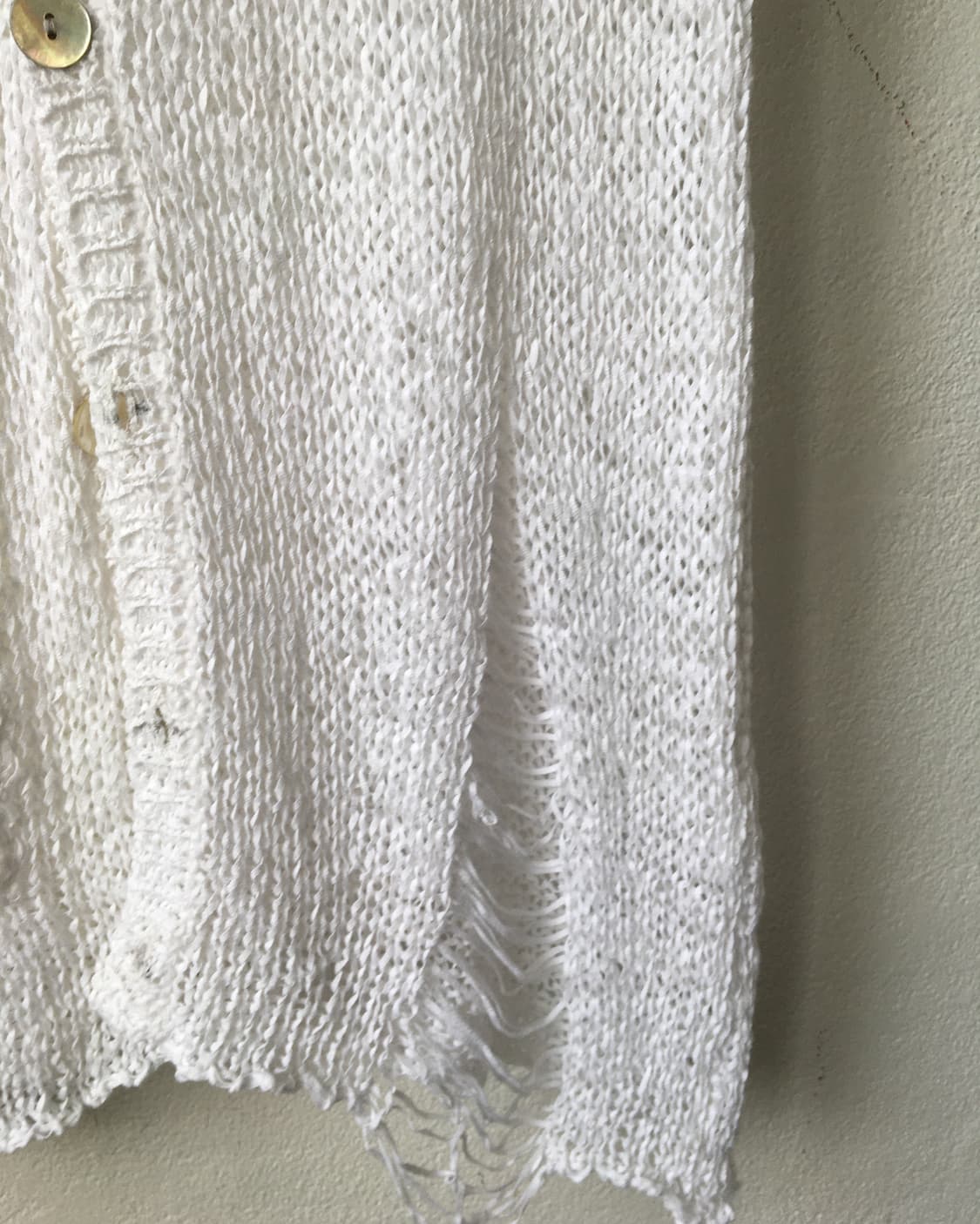 Damage point knit vest 상품이미지3