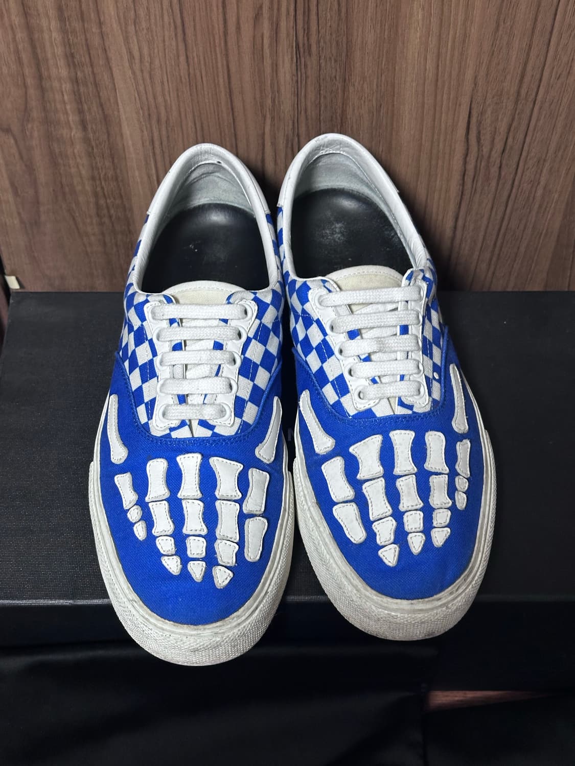 [43] 아미리 체커드 스켈레톤 로우탑 스니커즈 상품이미지8