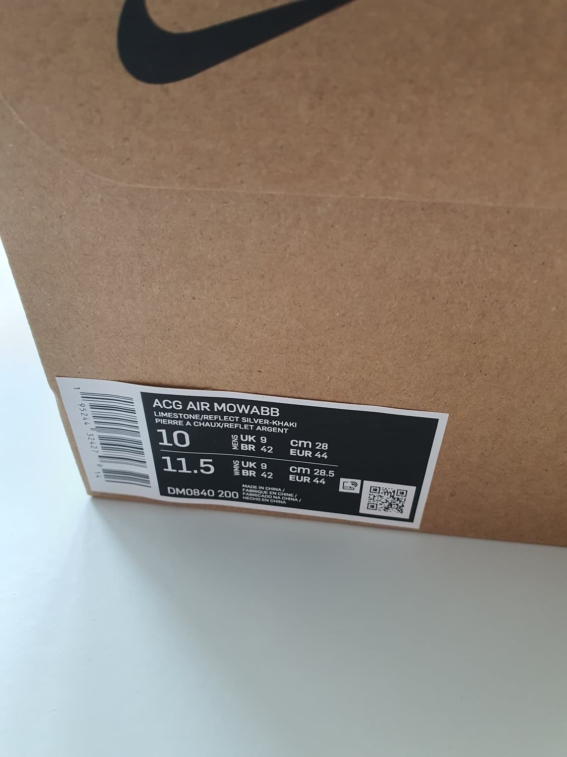 [새상품] Nike 나이키 ACG 에어 모와브 라임스톤  280 상품이미지4