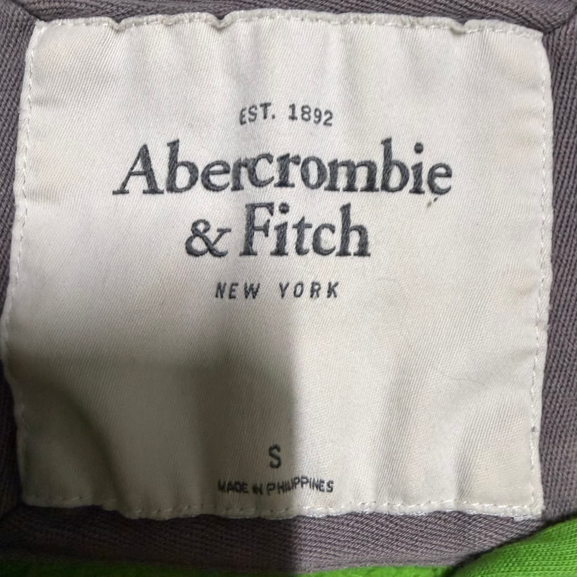 유일매물 대장템 아베크롬비 그린색 후드집업 S 상품이미지3