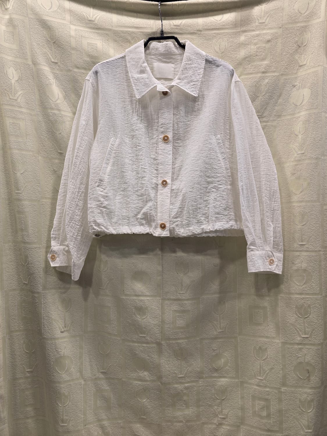 거의새거) 이데 Idée 크롭 화이트 자켓  프리사이즈 상품이미지1