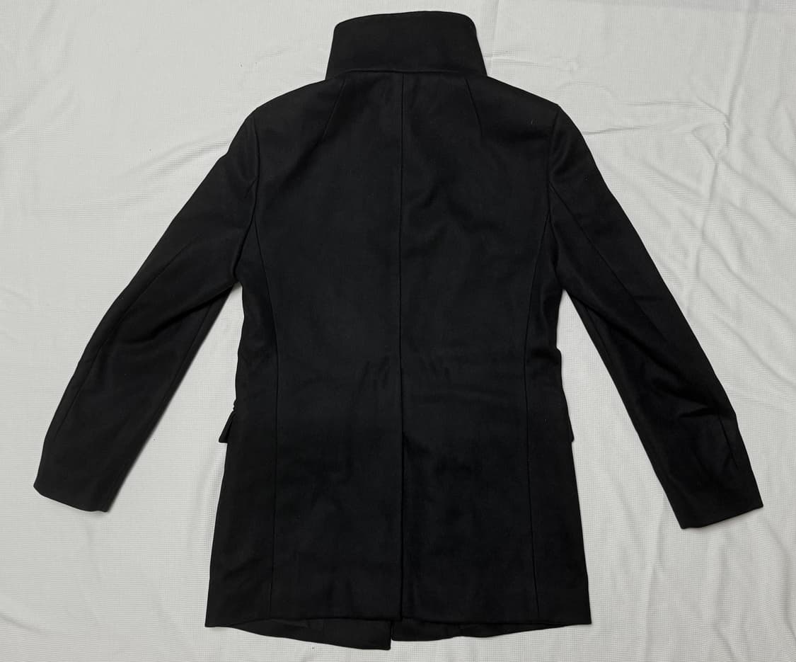 Solid Homme High Neck Hide Button Coat 상품이미지3