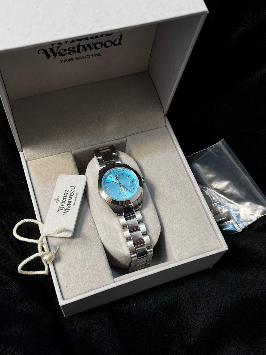 풀박반값)비비안웨스트우드 블루 메탈시계 VV292TQSL Vivienne 상품이미지6