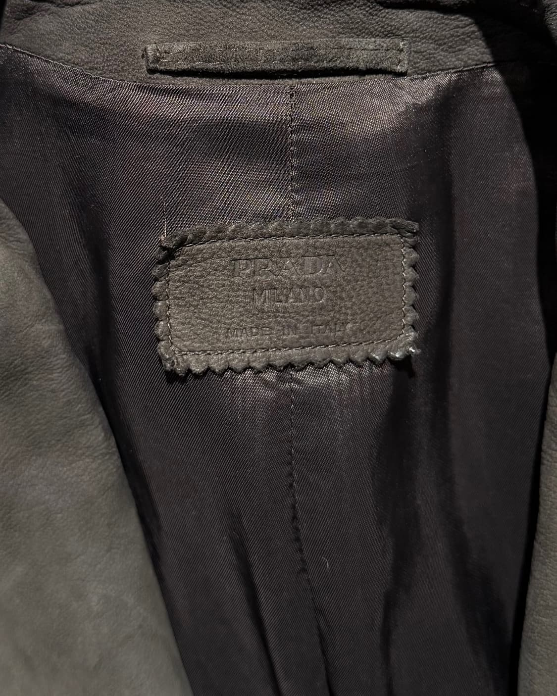 프라다 브라운 롱 포켓 스웨이드 자켓 상품이미지7