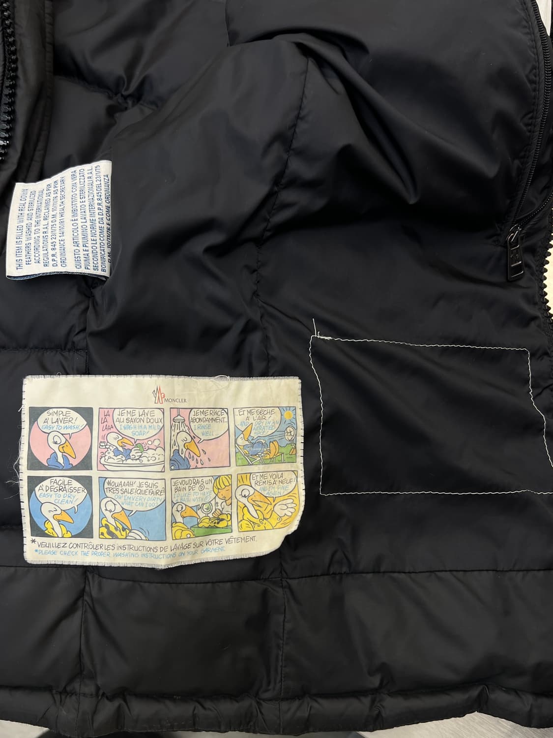 몽클레어 퀼팅 바이커 패딩 자켓 상품이미지10