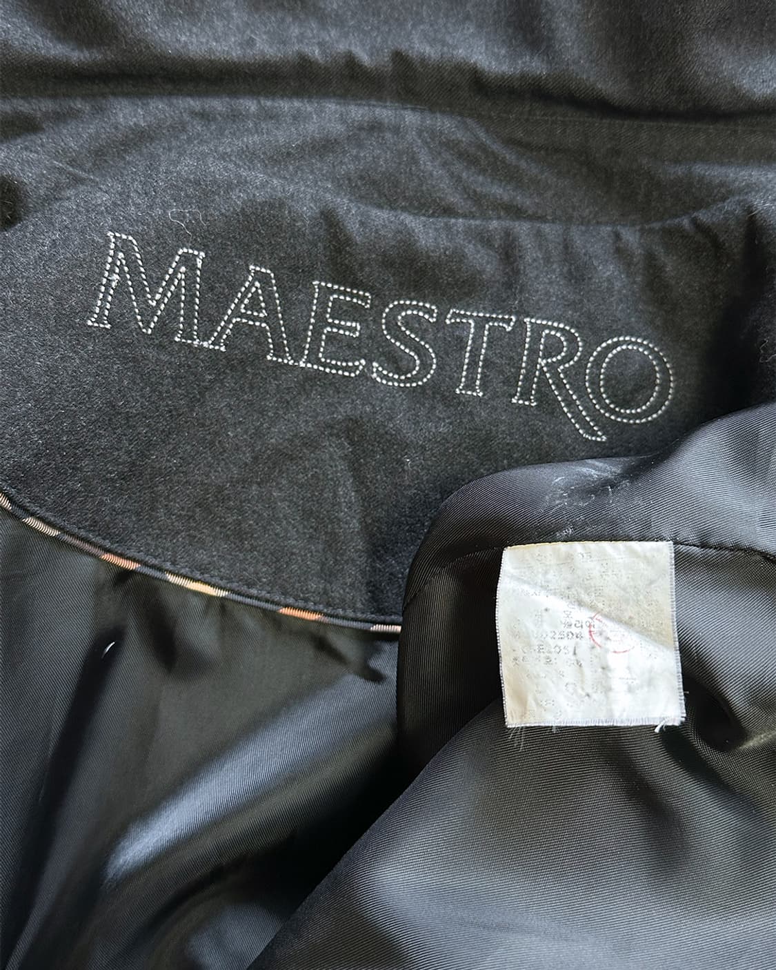 마에스트로 울 카라 블루종 자켓 상품이미지4