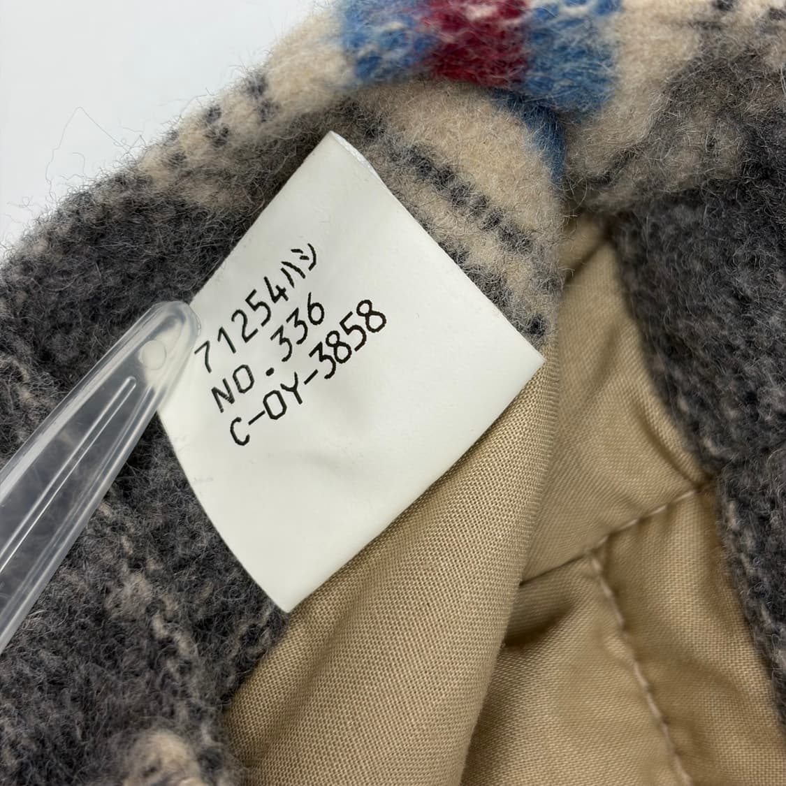 데드스탁 존불 울 패턴 반바지 팬츠 상품이미지5