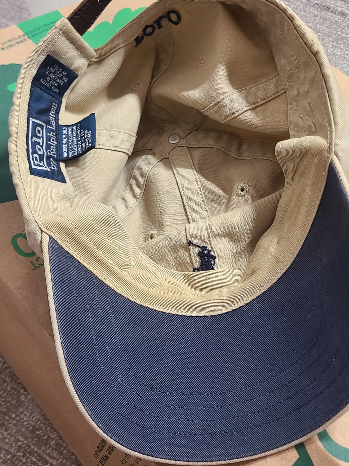 폴로 랄프로렌 클래식 볼캡 베이지 상품이미지6