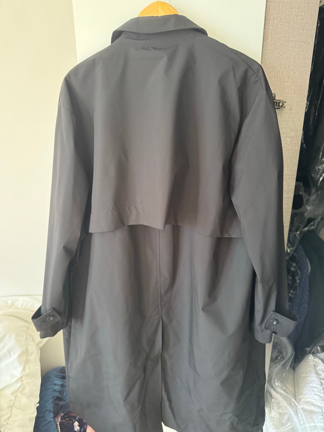 언코티드247 씨티 레인코트 블랙 상품이미지3