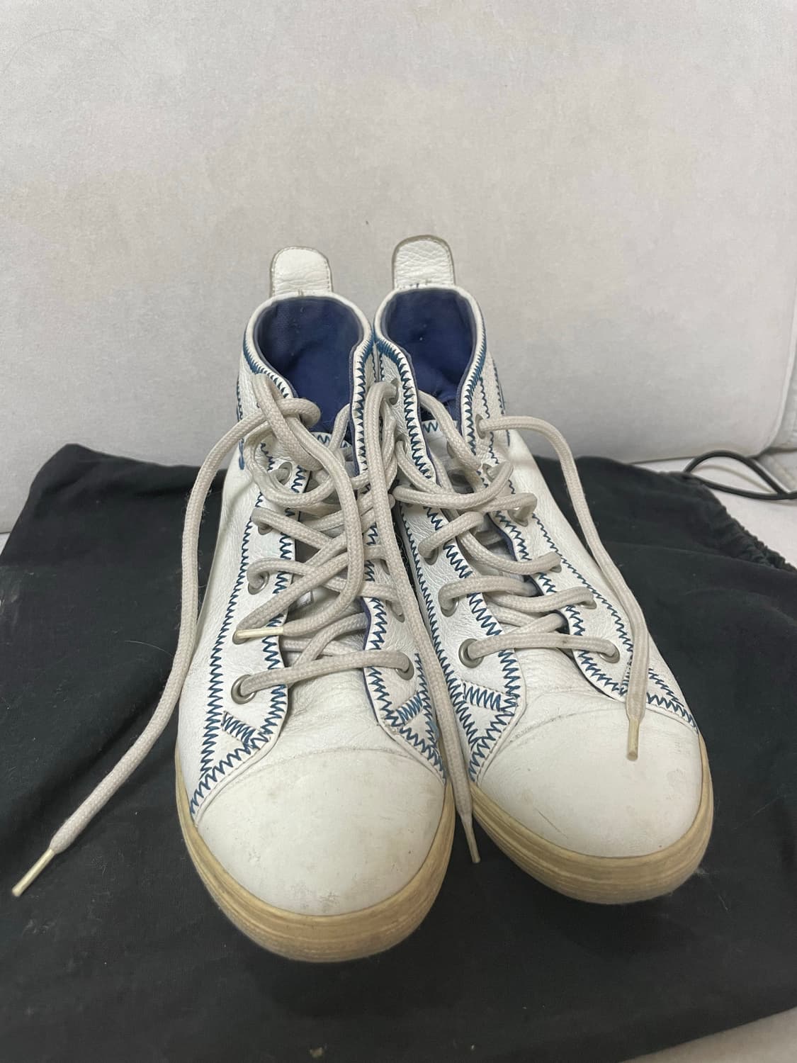 샤넬 레더캔버스화 36 상품이미지1