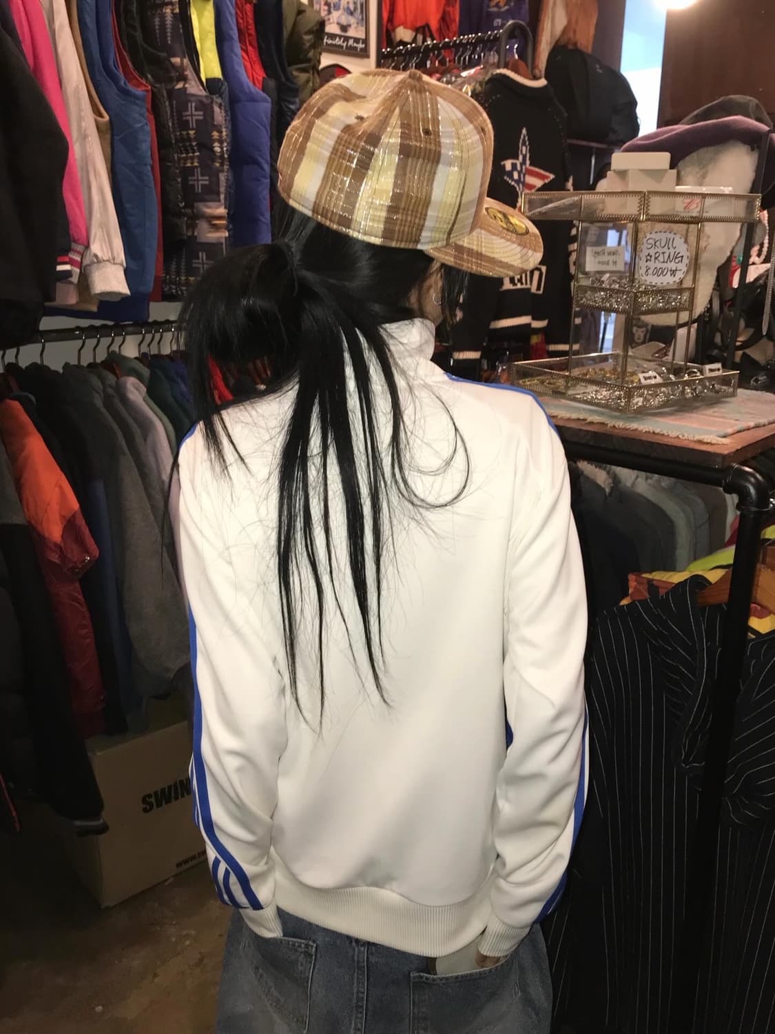 아디다스 로고 흰/파 져지 ( 레어 )  상품이미지3