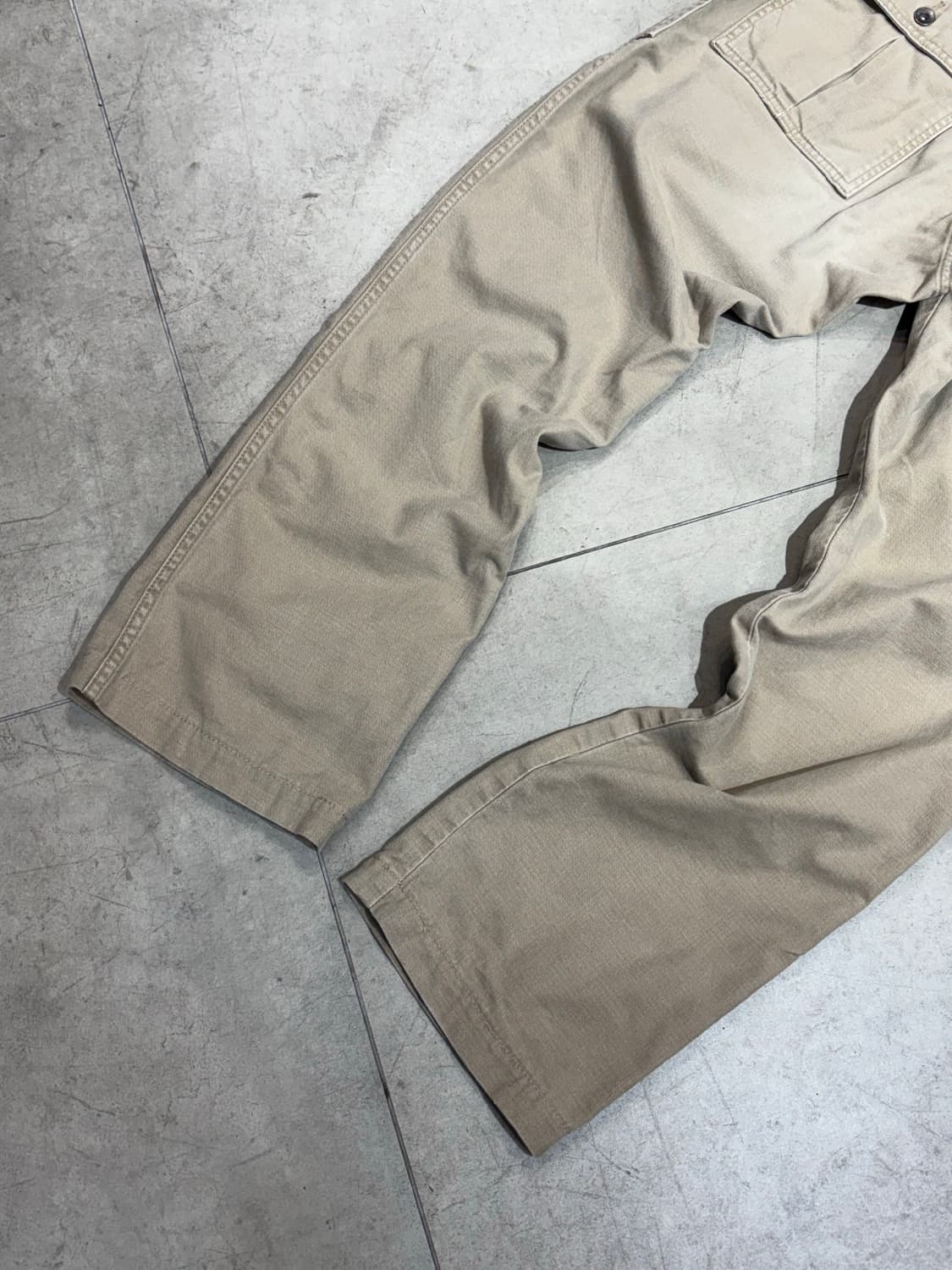 알파 인더스트리 베이지 카고 코튼 와이드 팬츠 상품이미지6