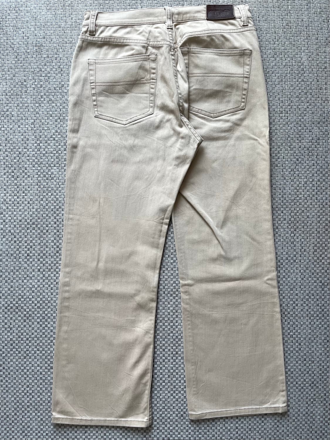 L.L.BEAN 세미 와이드핏 화이트 데님 팬츠 상품이미지3