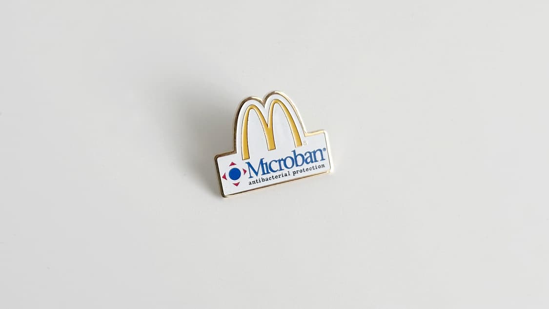맥도날드 빈티지 크루 핀뱃지 라펠핀 ‘Microban’ 상품이미지6