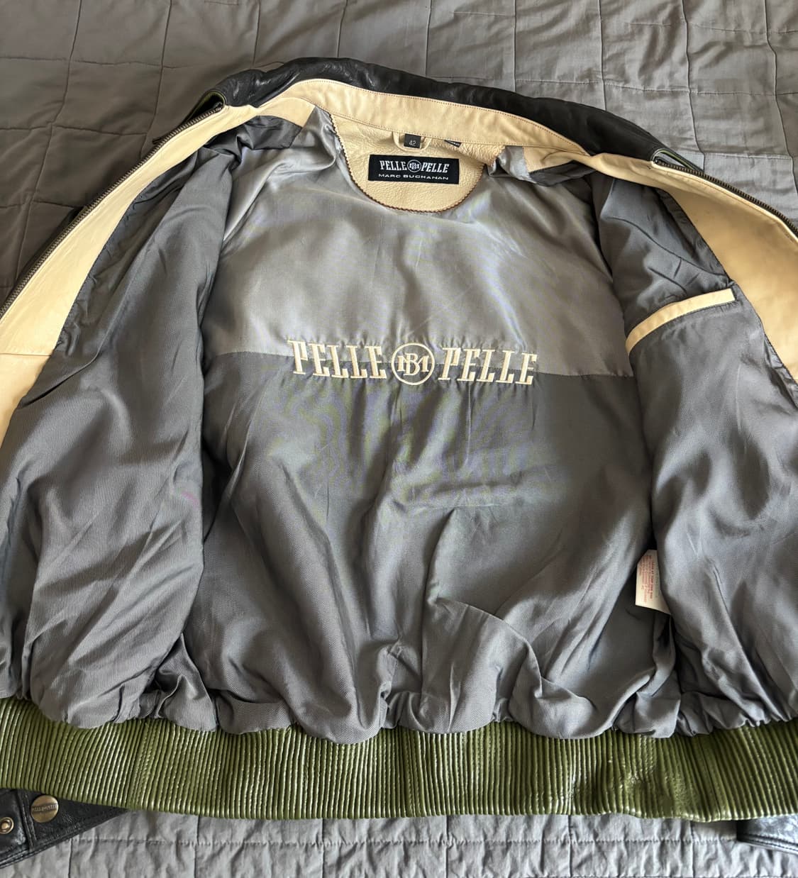 펠레펠레 올드스쿨 가죽 자켓 상품이미지3